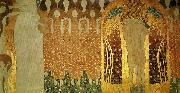 Gustav Klimt beethovenfrisen painting